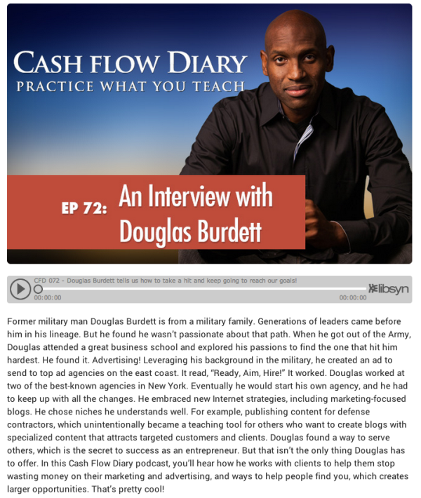 J. Massey Cash Flow Diary - Douglas Burdett interview